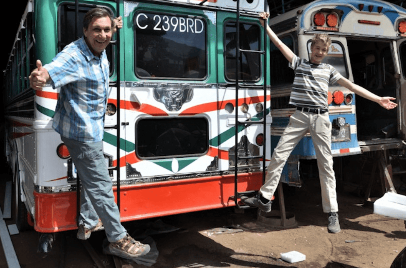 Riding a chicken bus or camioneta can be an adventure.