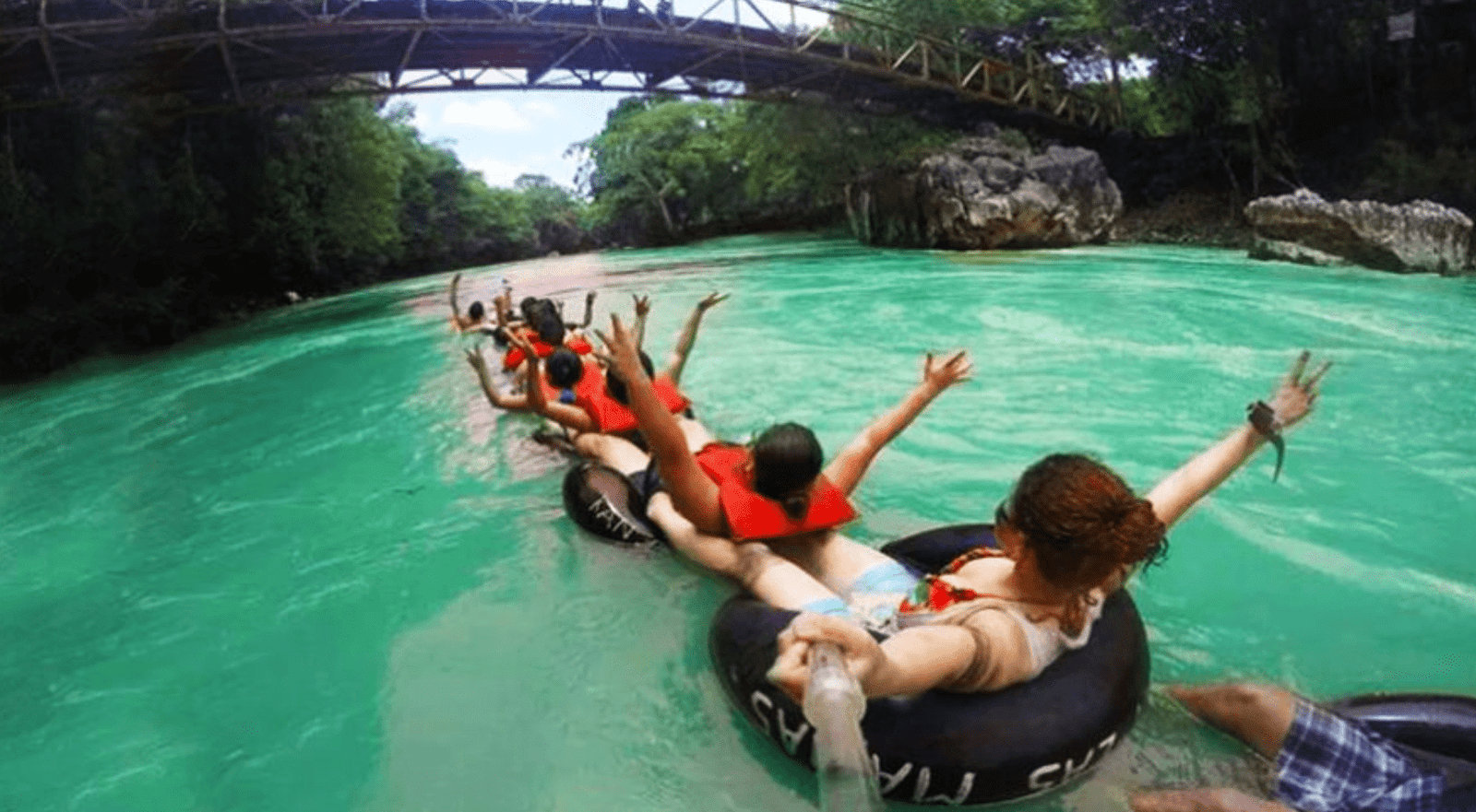 tubing down the Cahabón River is a popular activity in Lanquin.